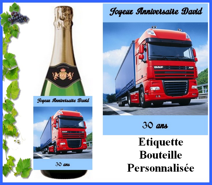 Étiquettes Ricard personnalisées pour bouteille, Inscriptions au choix,  demande de parrain, Nounours bleu - Cuisine, Art de table/Etiquette  Bouteille Ricard - lamouettebleue