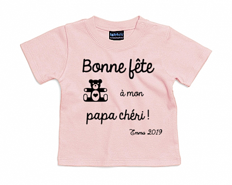 tshirt-rose-poudre-bonne-fete-papa