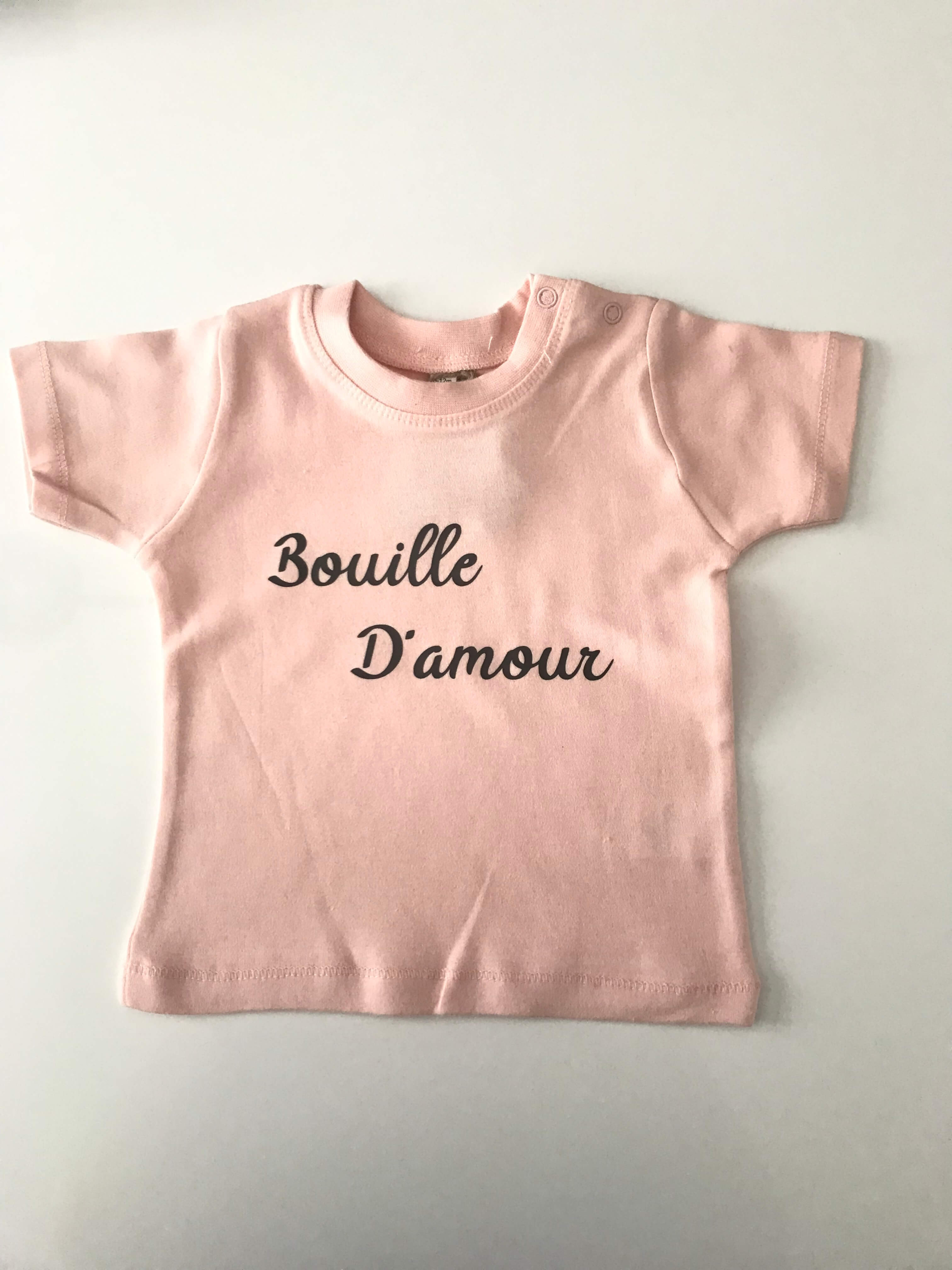 T-shirt bébé Bouille d\'amour