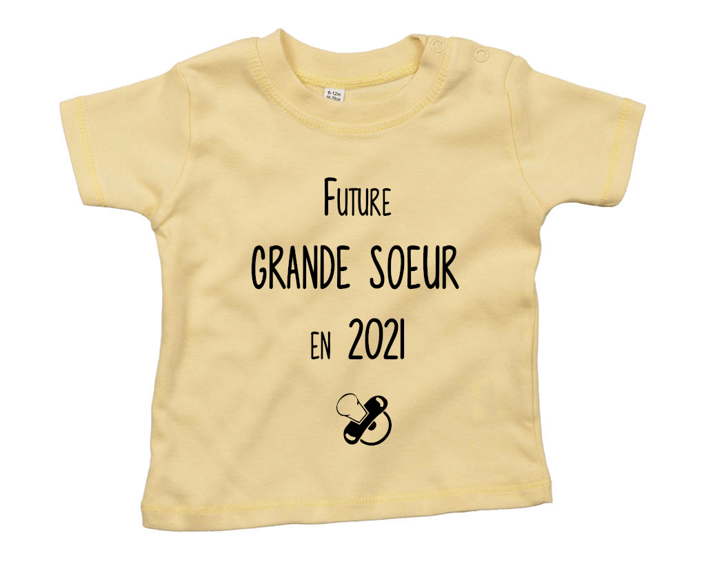 tshirt-bébé-grande-soeur-jaune