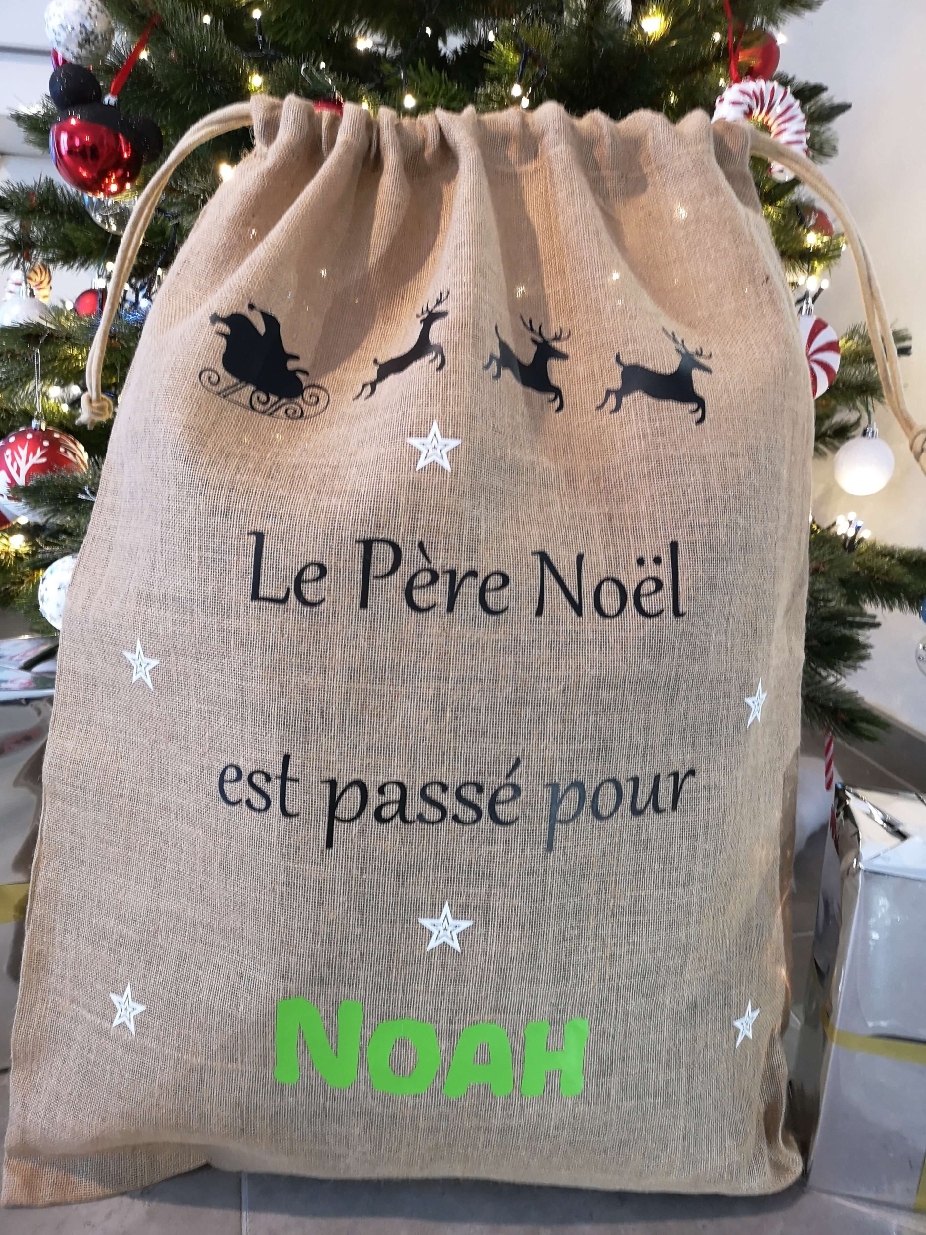 Hotte de Noël Le père Noël est passé pour  - Bouille d'amour