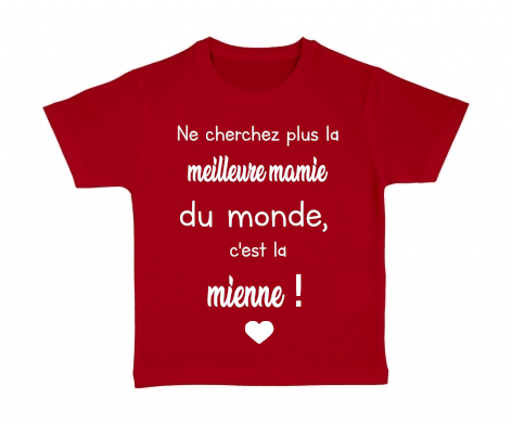 tshirt-enfant-meilleure-mamie-du-monde-rouge