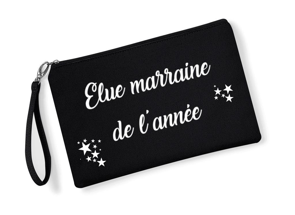 Pochette-elue-marraine-de-lannee-black