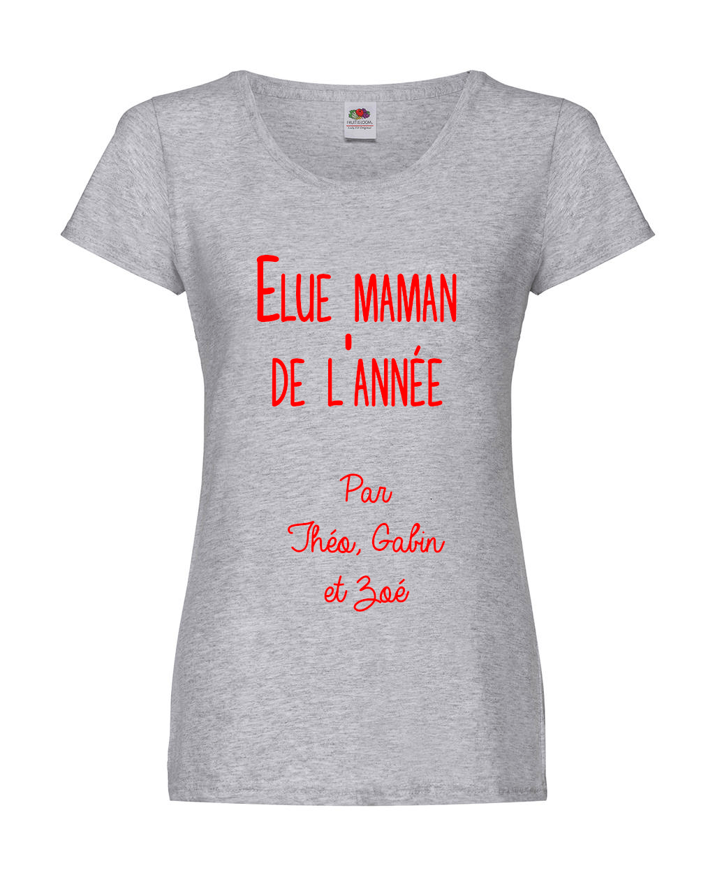 t-shirt-femme-elue-maman-de-lannee-gris