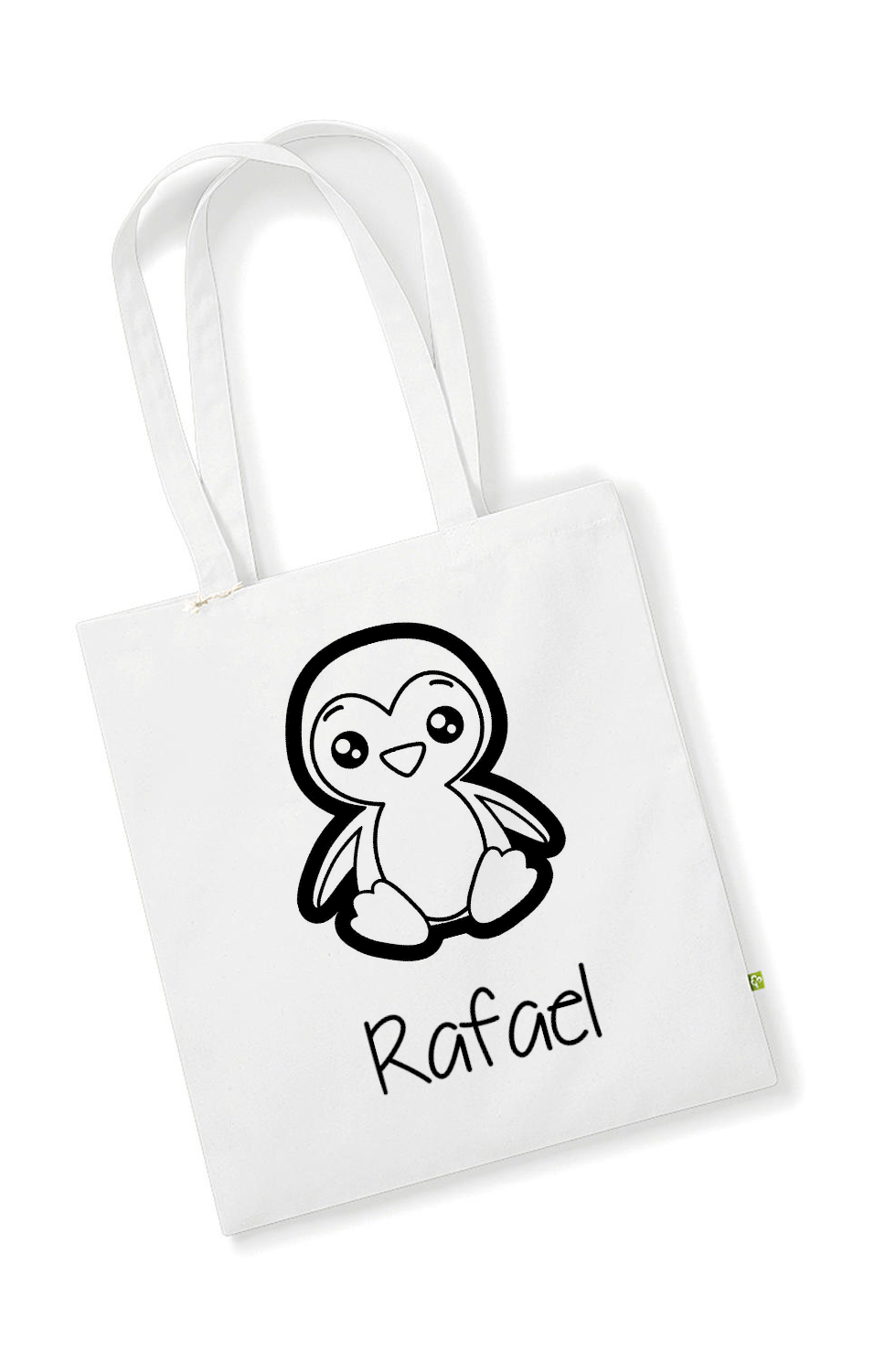 Tote bag Pingouin avec prénom