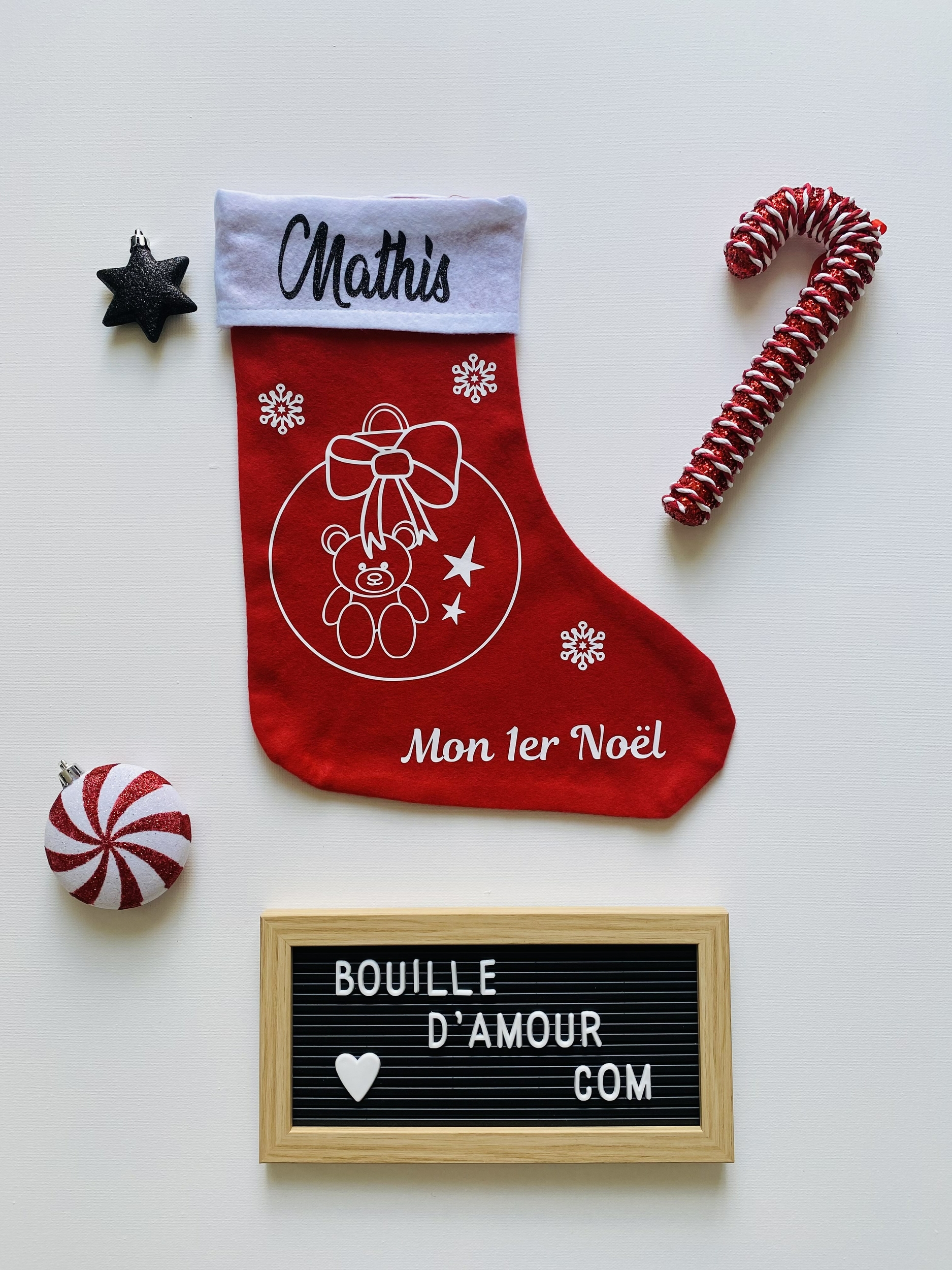 Botte de Noël Boule 1er Noël