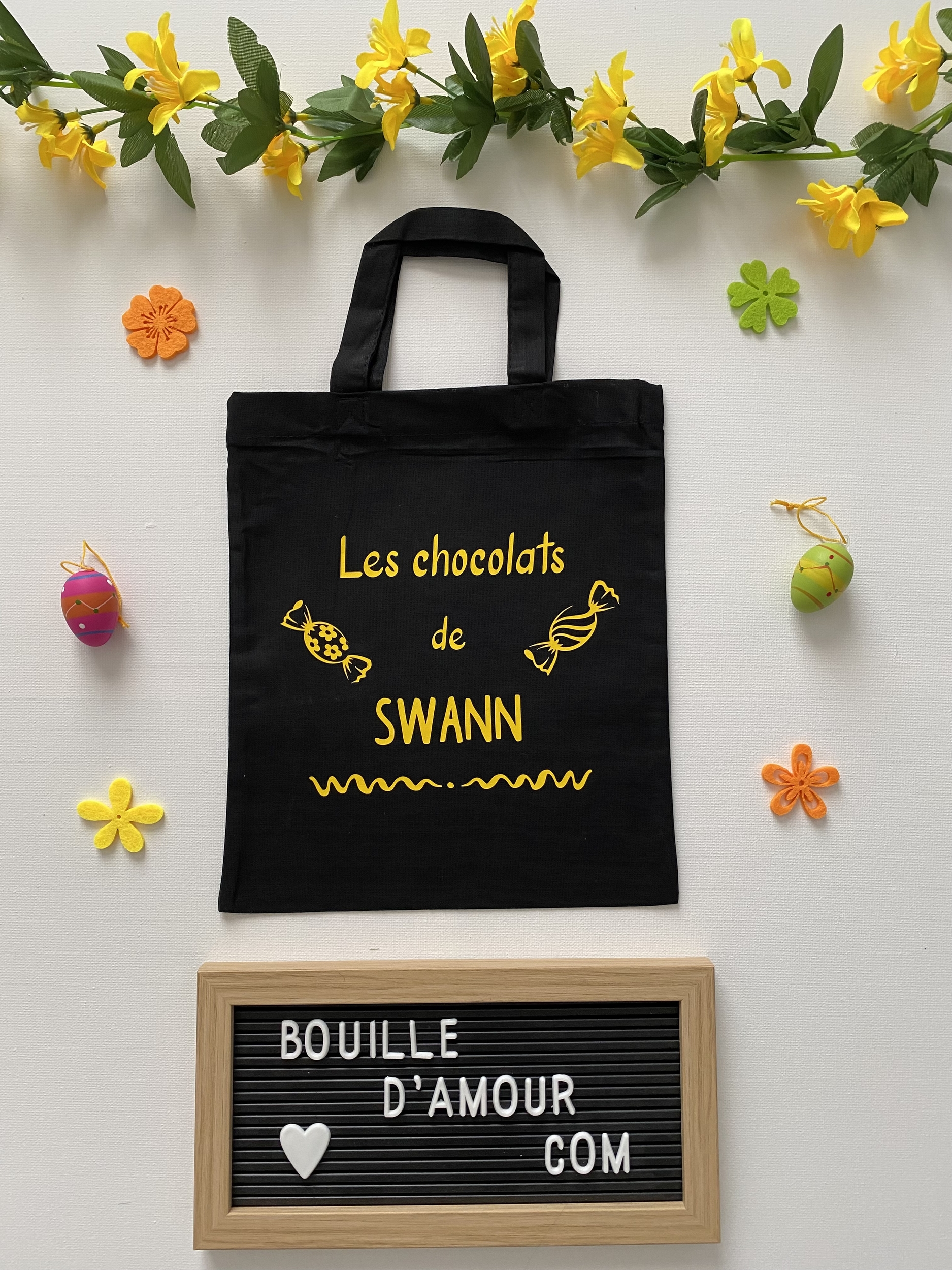Mini tote bag Les chocolats de ...