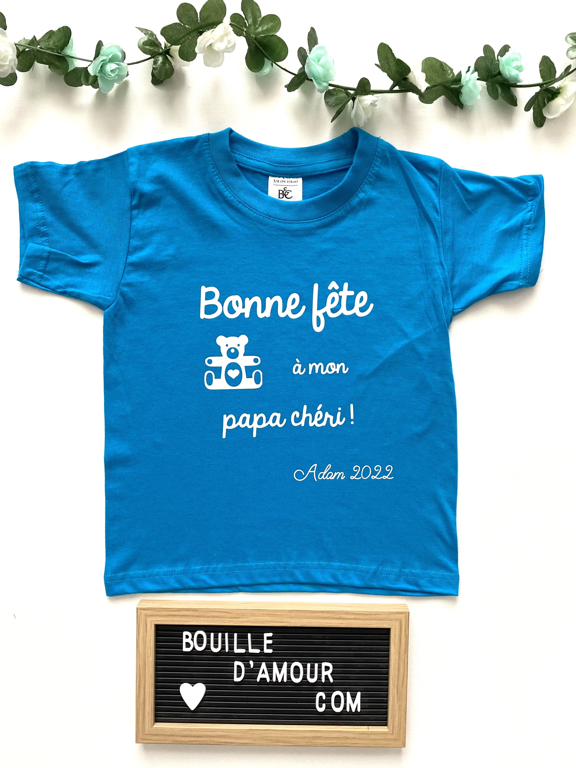 Notre première fête des pères 2023 Papa et fille Fils Famille Assortiment  Tenues Baby Body Fête des pères Cadeaux personnalisés