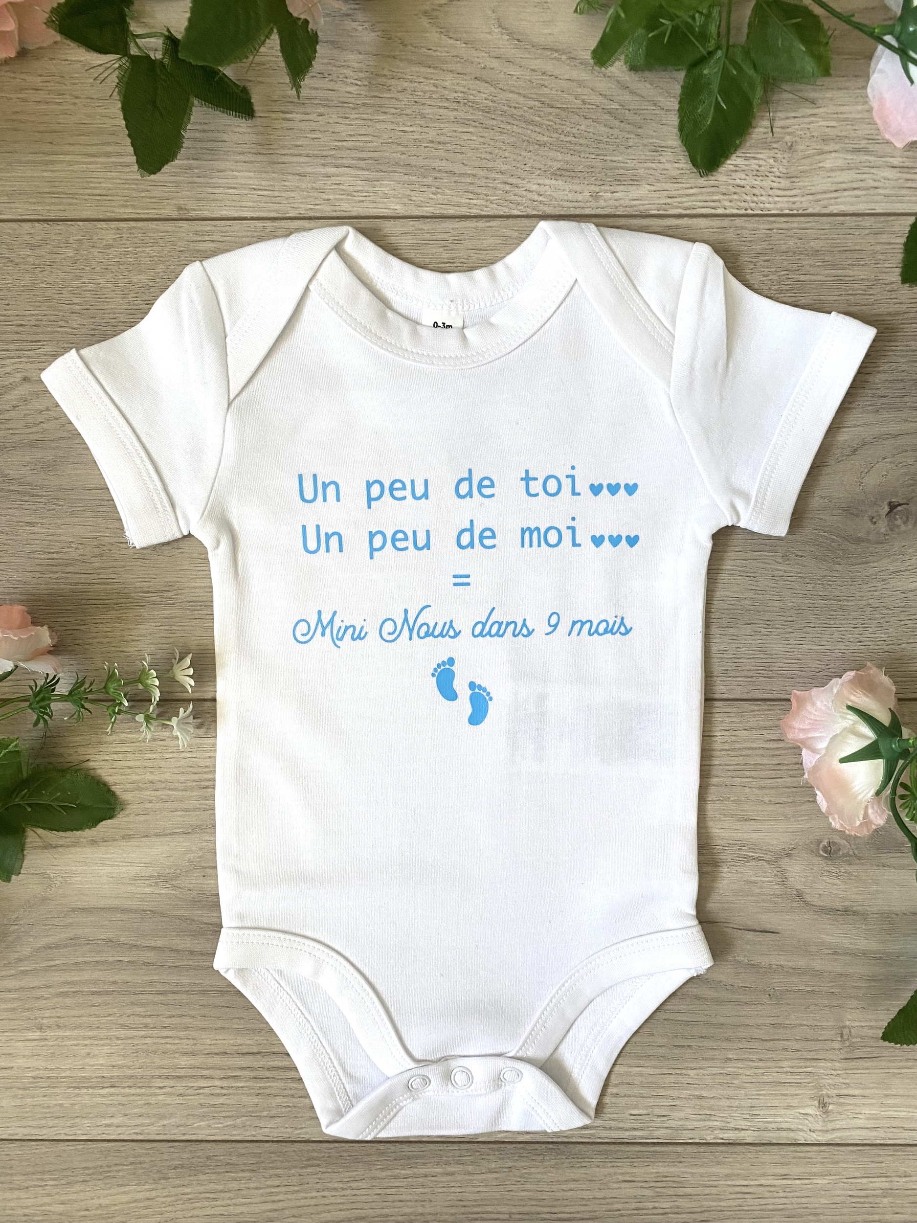 Body annonce grossesse personnalisé &quot;Mini nous&quot;
