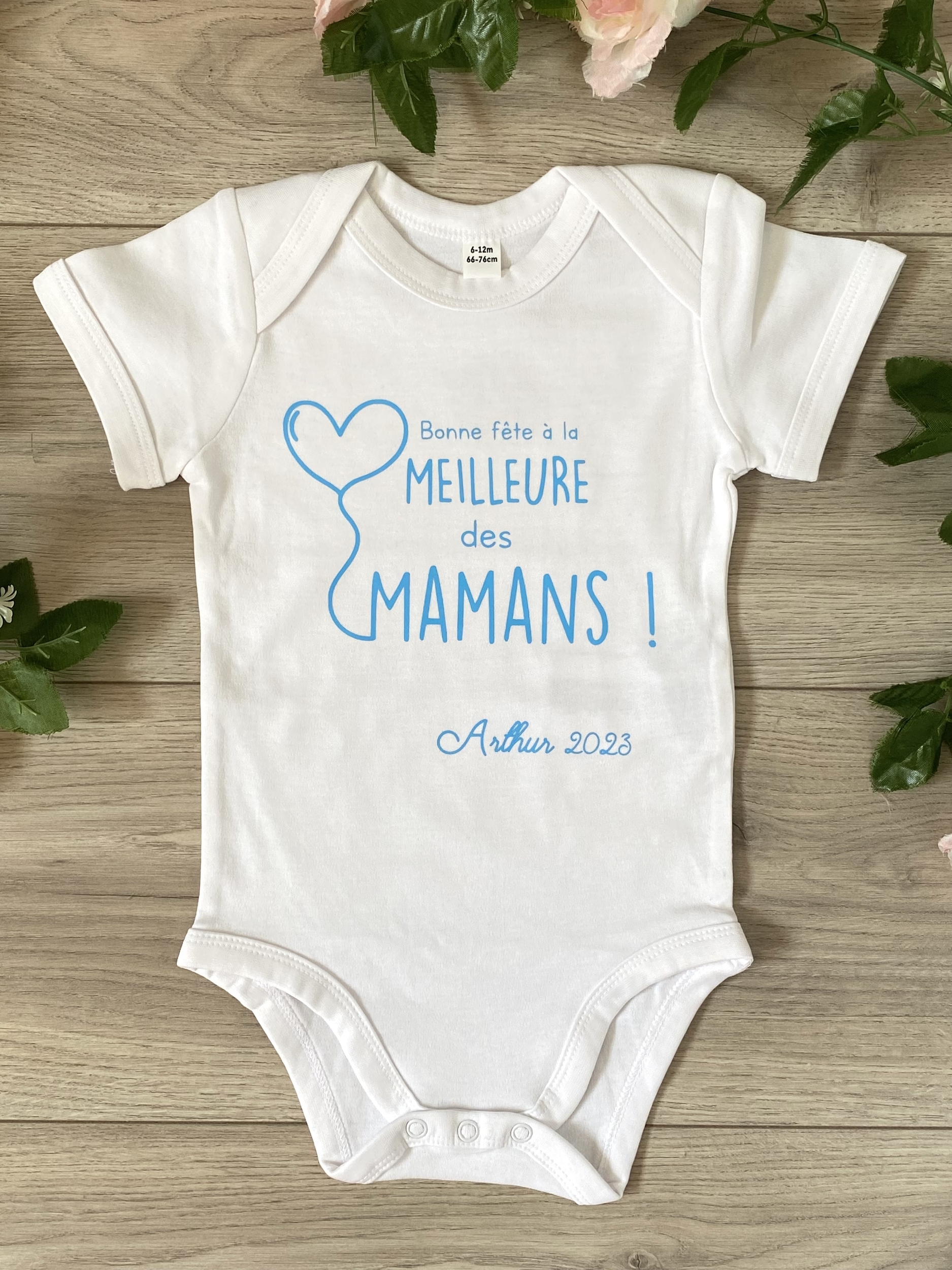 Body Bonne fête à la meilleure des mamans - Bouille d'amour