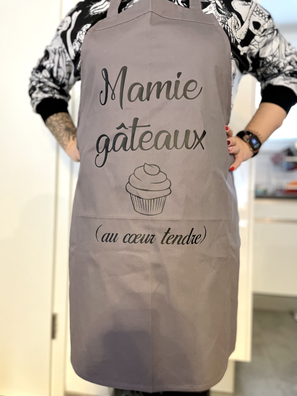 Tablier personnalisé Mamie gâteaux
