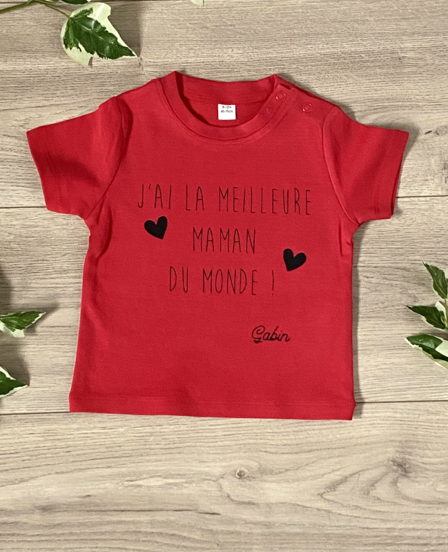 T-shirt personnalisé pour maman