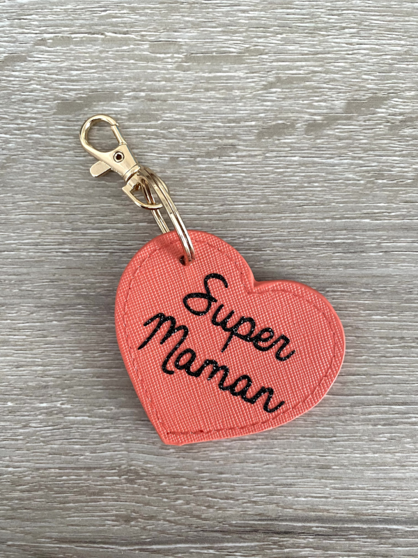 Porte clé personnalisé Super Maman