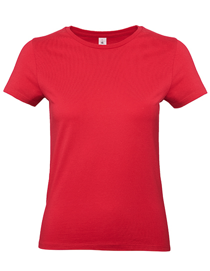 Tee shirt rouge personnalisable pour femme