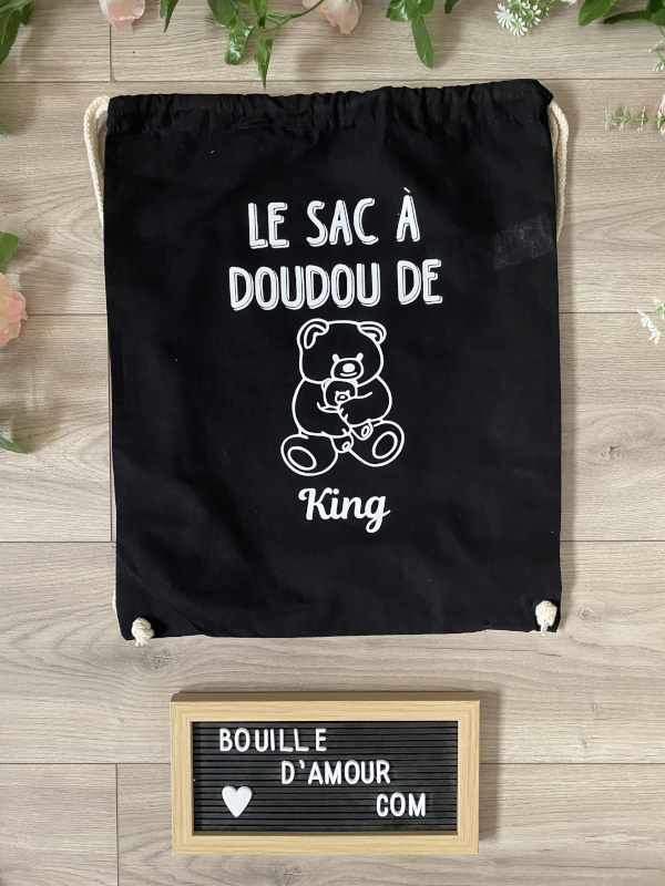 Pochon en coton personnalisé Le sac à doudou