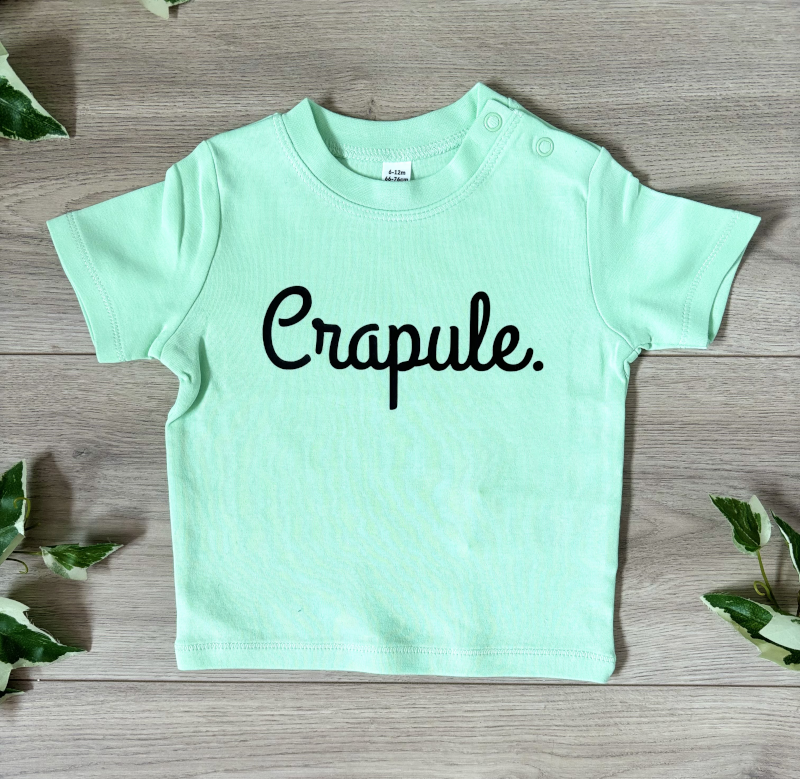 T-shirt personnalisé pour bébé crapule