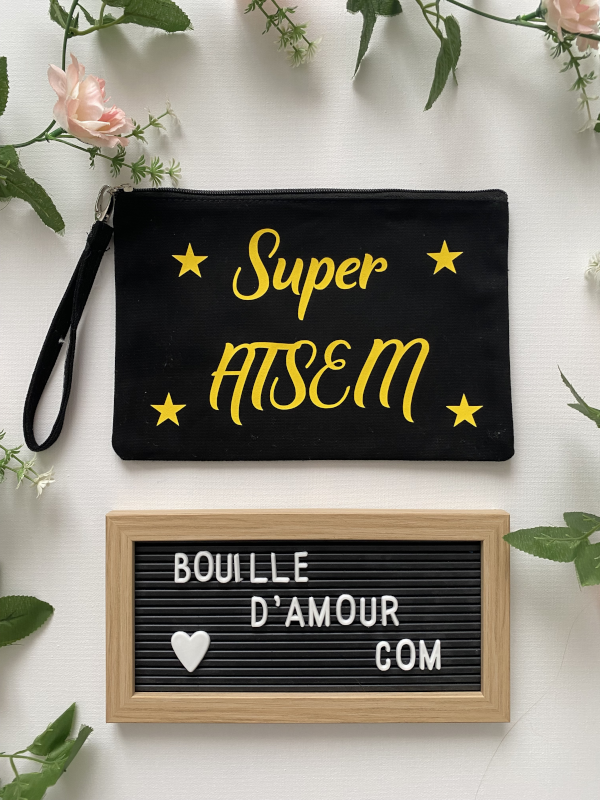 Pochette personnalisée Super ATSEM