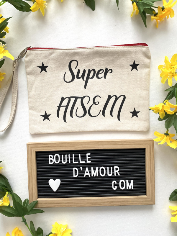 Pochette personnalisée Super Atsem