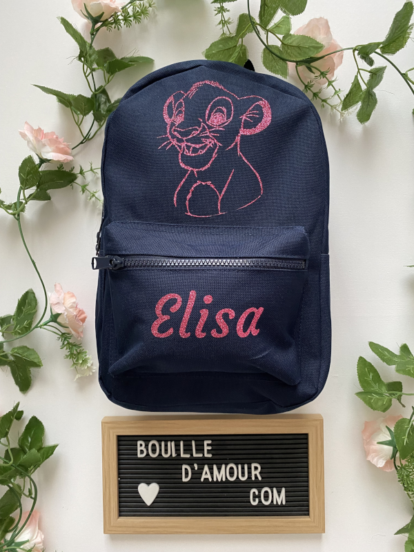 Sac à dos personnalisé %22Roi lion%22