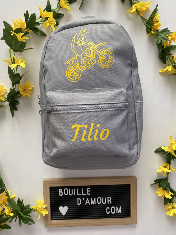 Sac à dos moto personnalisable