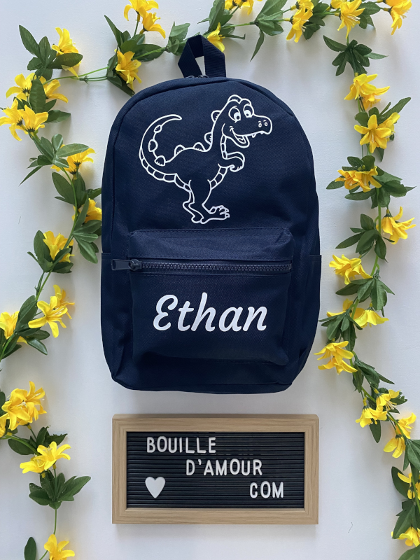 Sac à dos personnalisable dinosaure