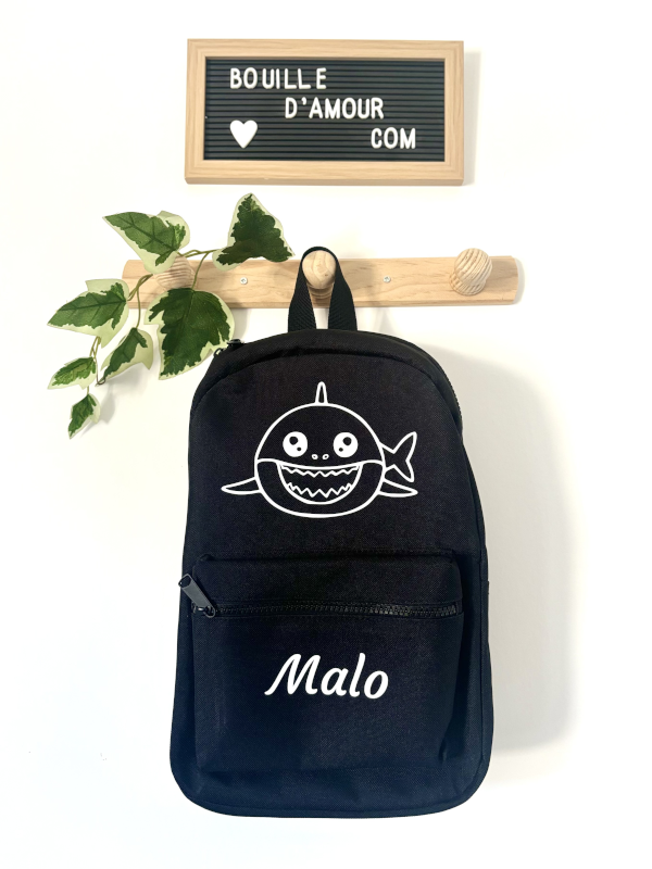 Sac à dos maternelle personnalisé requin