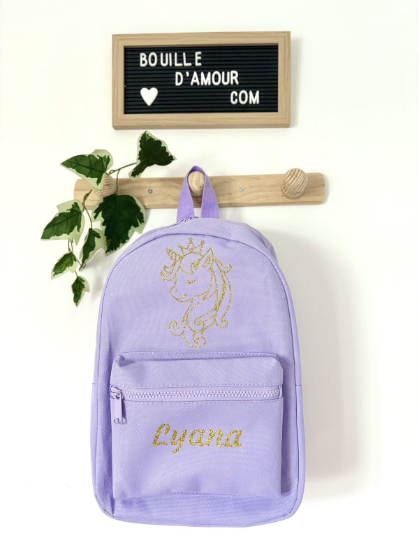 Sac à dos licorne personnalisé