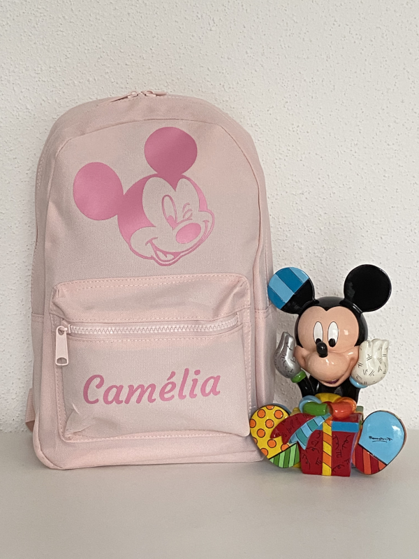 Sac à dos maternelle personnalise Mickey