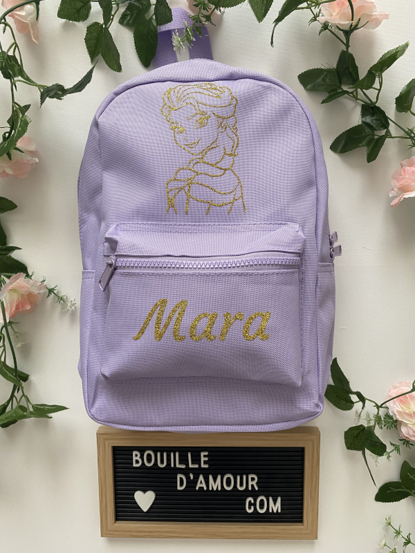 Sac à dos reine des neiges personnalisé