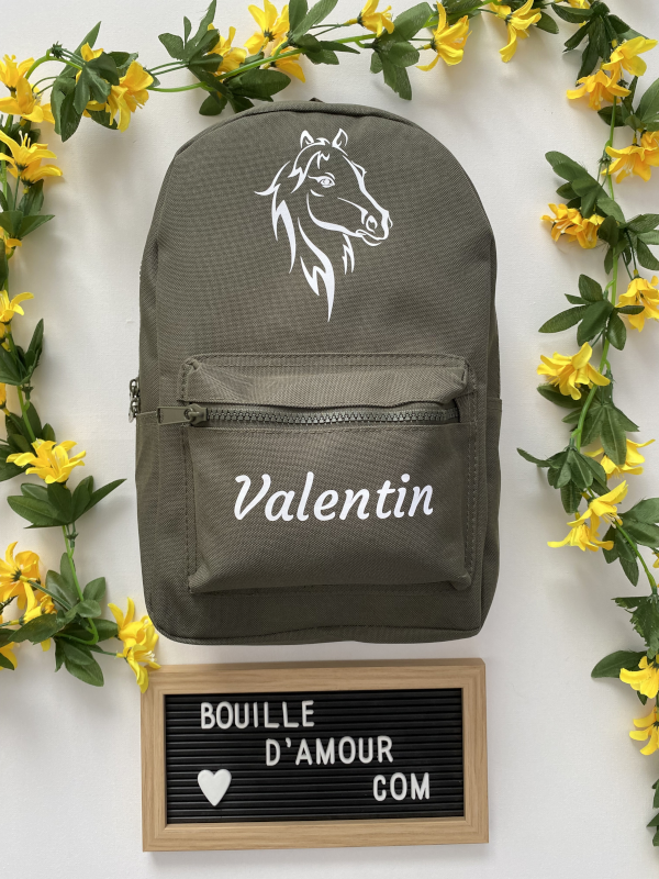 Sac à dos personnalisable Cheval
