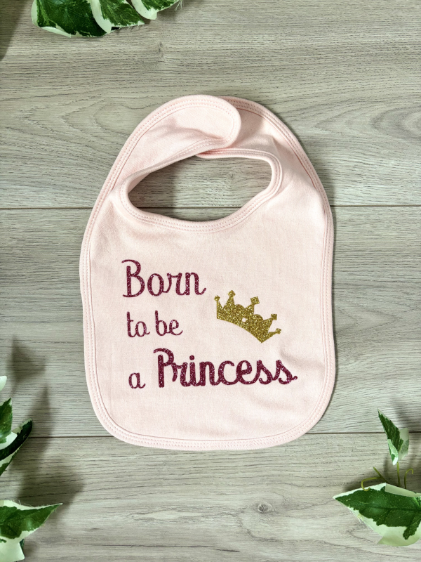 Bavoir bébé fille personnalisé