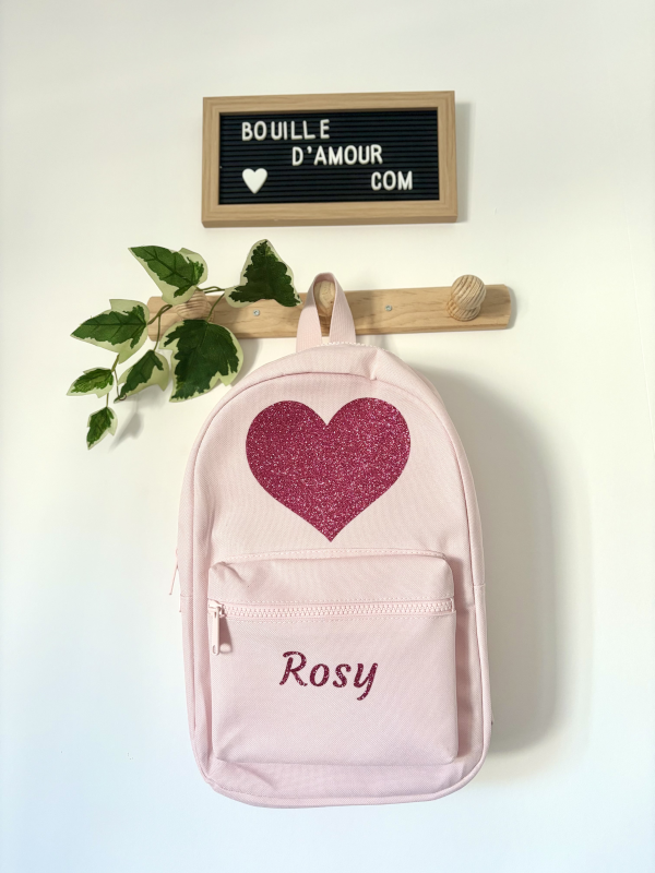 Sac à dos coeur personnalisé
