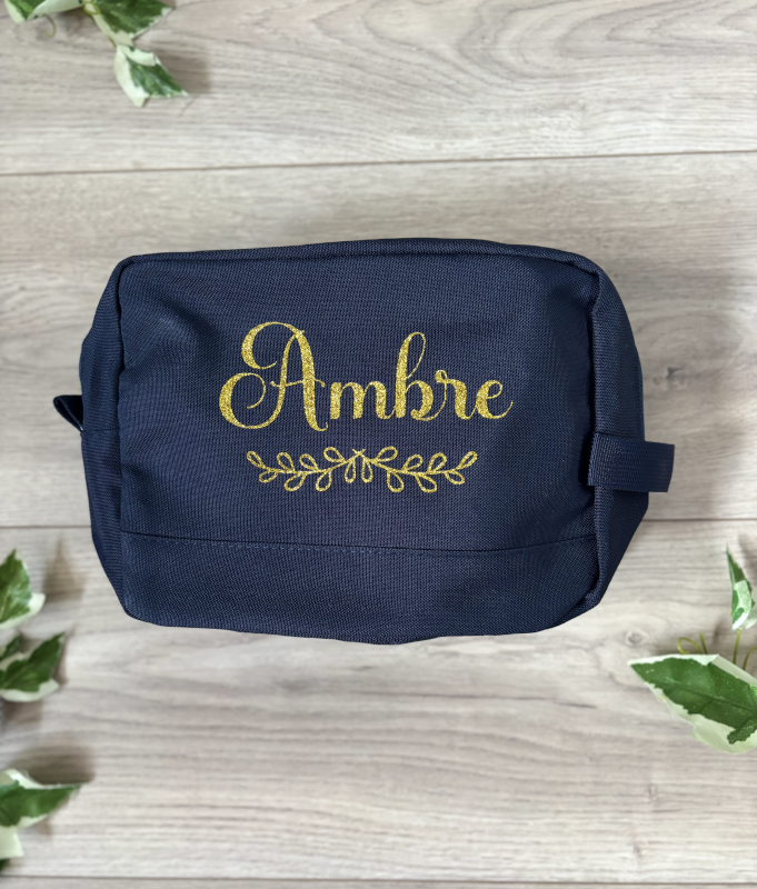Trousse de toilette personnalisée pour femme