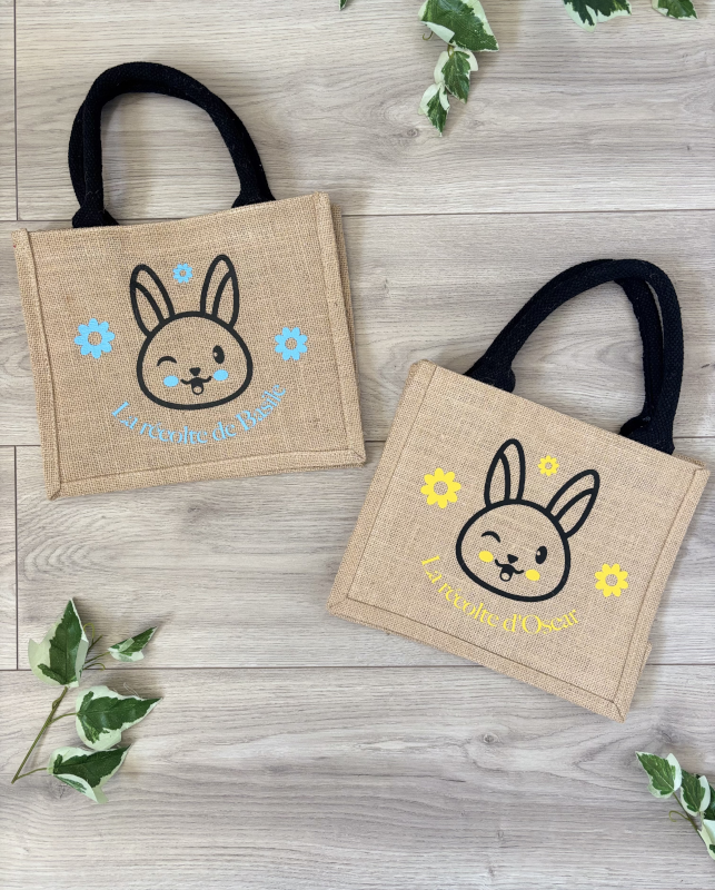 Sac de pâques personnalisé pour enfant