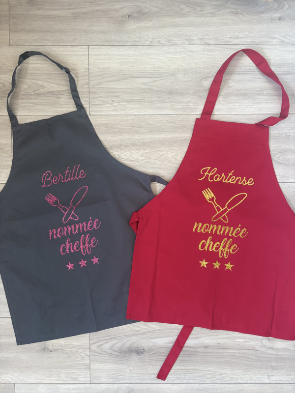 Tablier personnalisable pour enfant