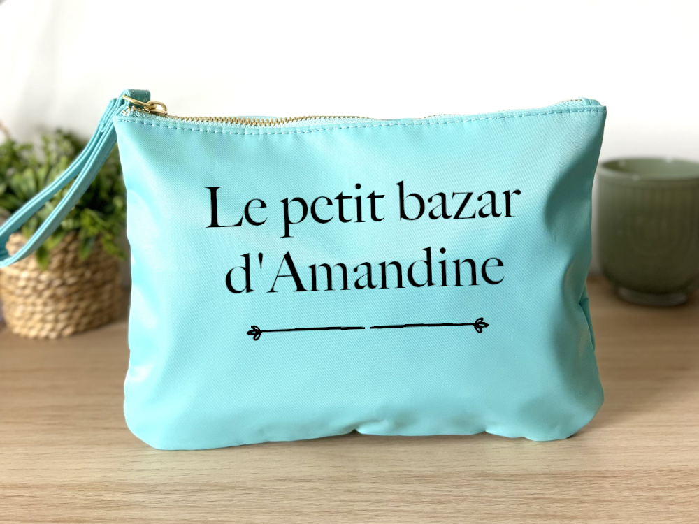 Trousse personnalisable Le petit bazar bleu