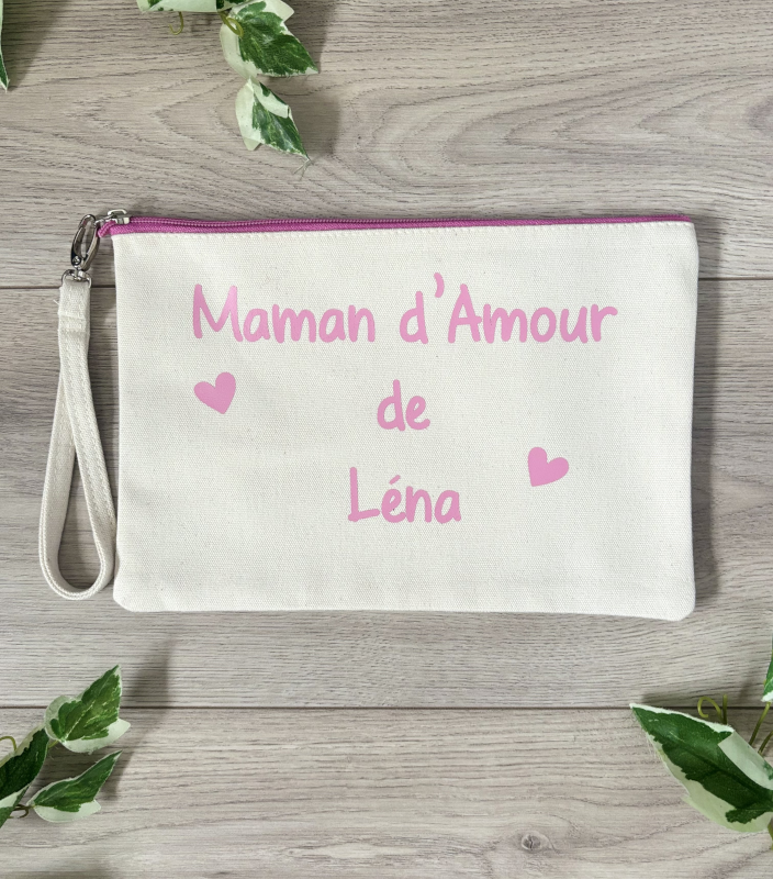 Pochette personnalisé maman damour