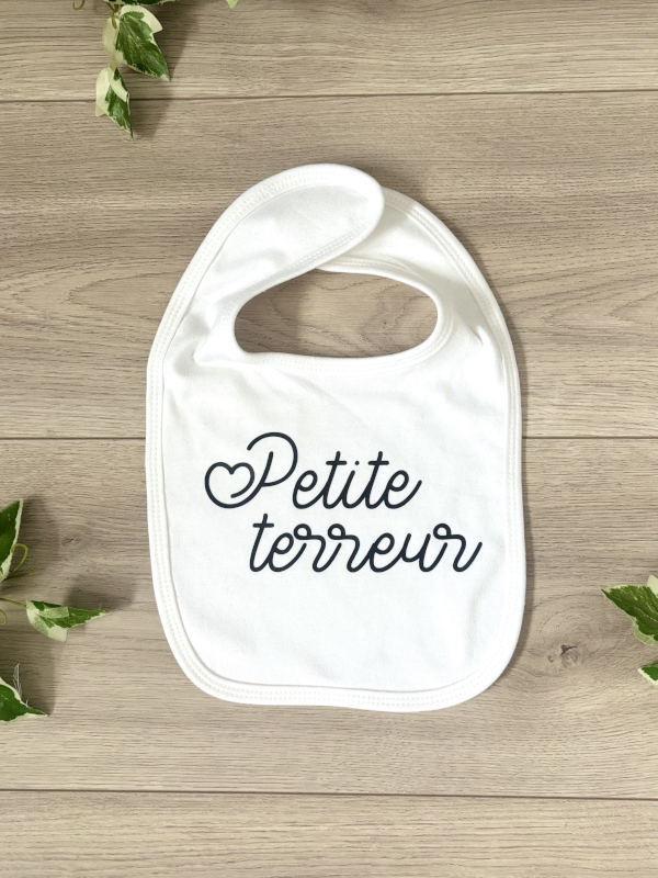 Bavoir personnalisé petite terreur