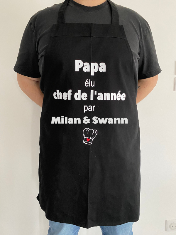 Tablier personnalisé pour papa
