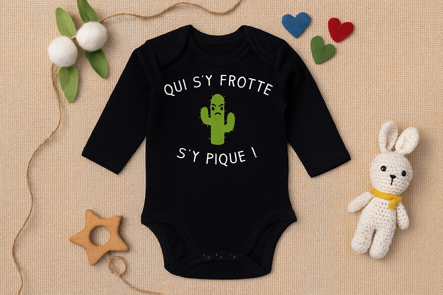 Body personnalisé qui sy frotte sy pique