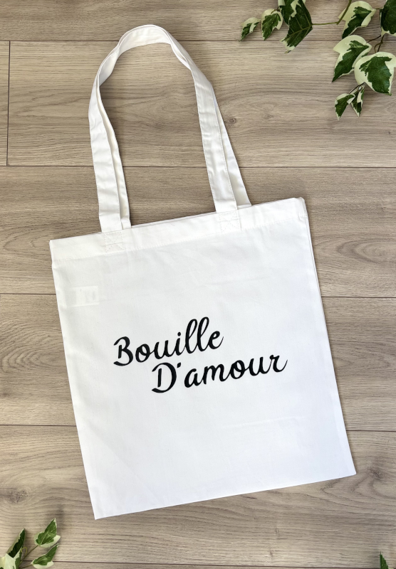 Sac personnalisé bouille damour