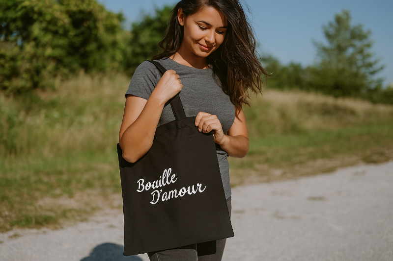 Tote bag personnalisé Bouille dAmour