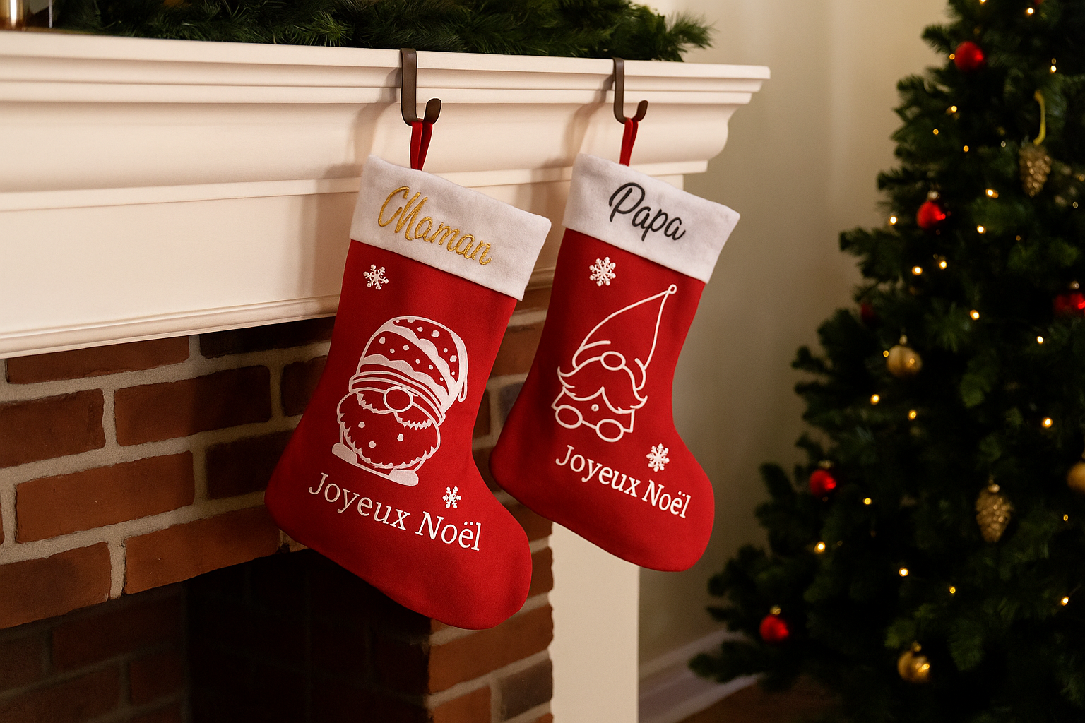 Bottes de Noël Gnomes