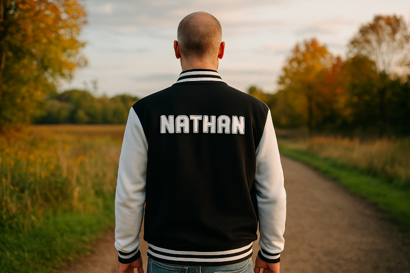 Blouson teddy personnalisé adulte