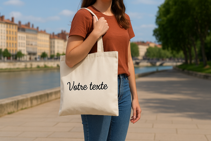 Tote bag personnalisable votre texte
