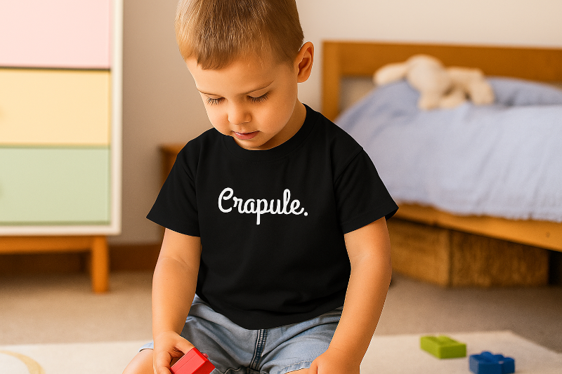 T-shirt crapule personnalisé  enfant