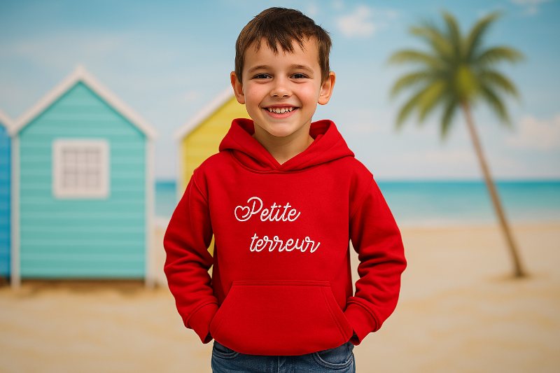 Sweat personnalisé enfant petite terreur