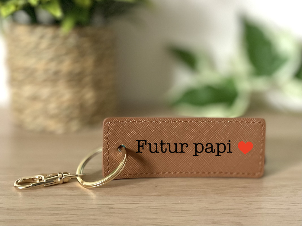 Porte clé personnalisé futur papi