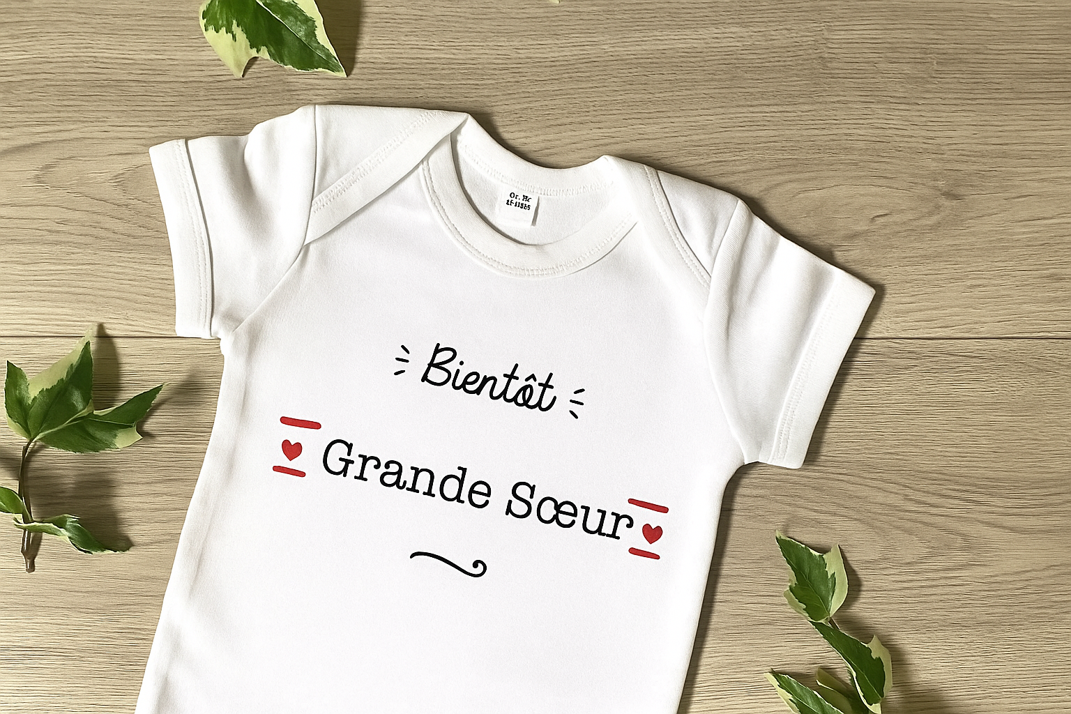 Body personnalisé future grande soeur