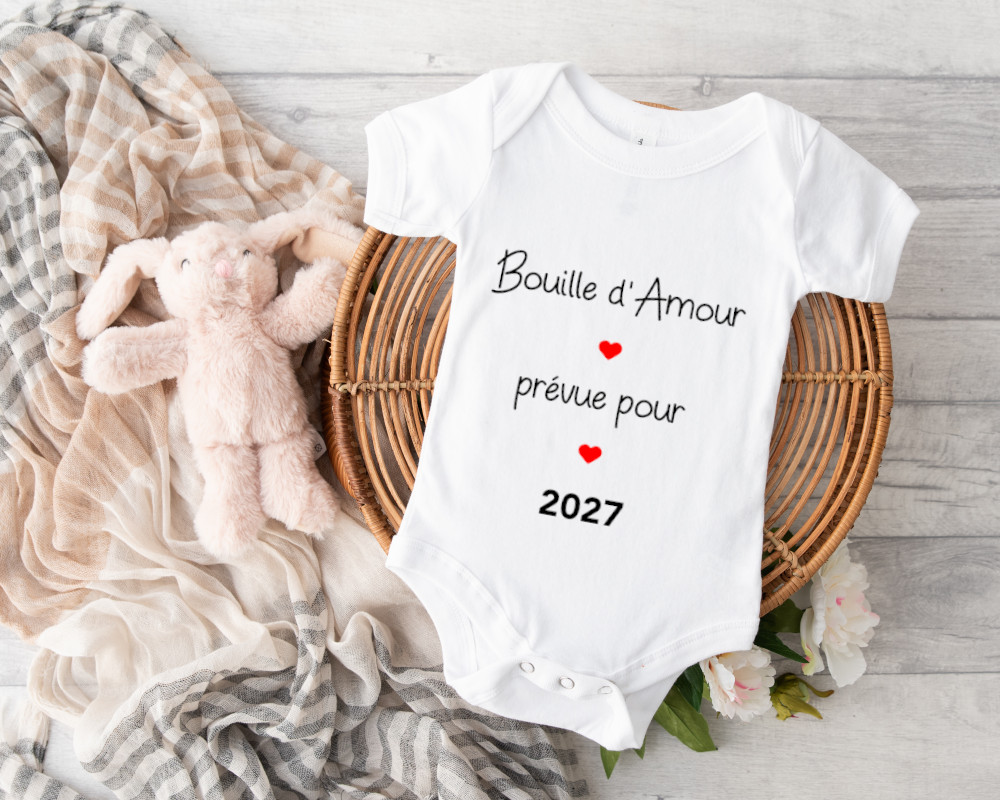 Body blanc Bouille dAmour prévue pour 2027